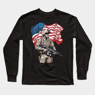 United States Marine Corps Force Reconnaissance Long Sleeve T-Shirt